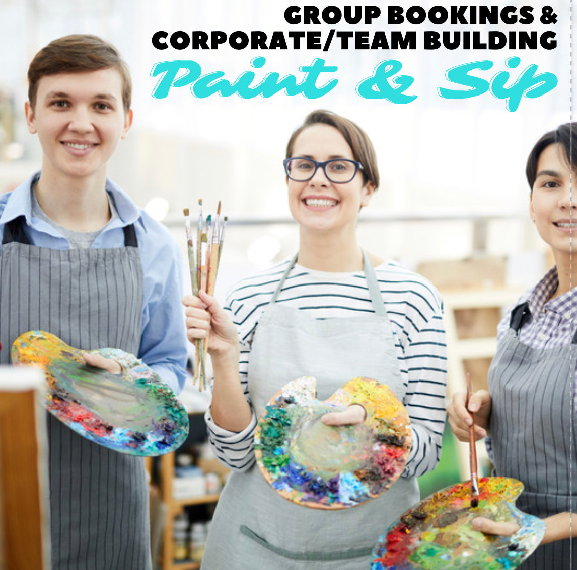 Corporate Team Building Paint & Sip Bookings