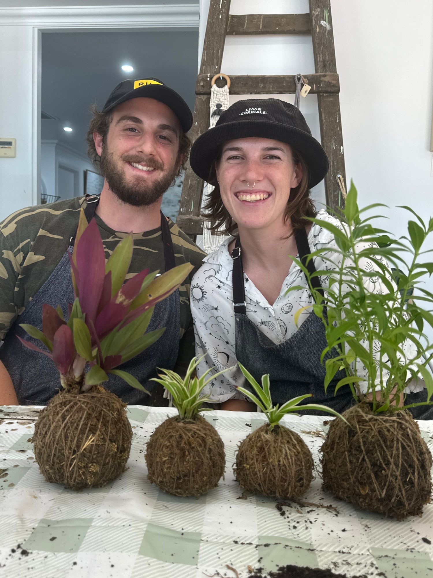 Gardening, Kokedamas and terrariums