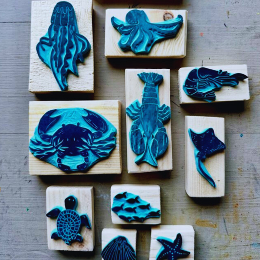 Gympie Lino Printing Stamps Workshop - 24th November 2024 *Deposit Only*