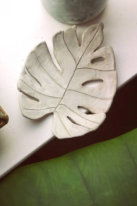 Leaves & cacti clay dishes - 8th June deposit only