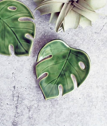 Leaves & cacti clay dishes - 8th June deposit only